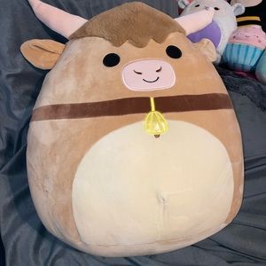 NWT Calton Cow Squishmallow 16’